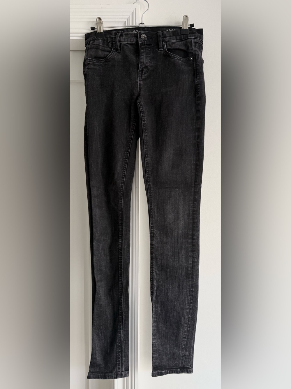 MADEWELL Women's Black Skinny Fit Jeans (Black Frost) Tall